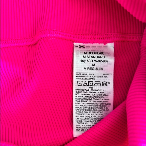 Neon pink Gap althletic leggings - Picture 3 of 4